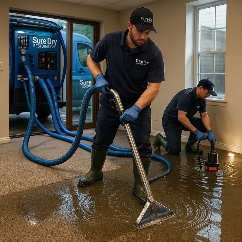 Water Extraction and Removal process in Lawrence Park, PA